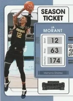 2021-22 Panini Contenders #3 Ja Morant