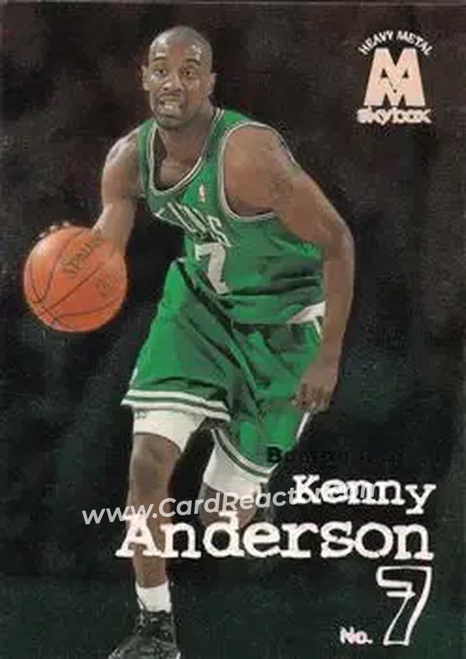 1998-99 SkyBox Molten Metal #128 - Kenny Anderson - Boston Celtics - Front 1998-99 SkyBox Molten Metal #128 - Kenny Anderson - Boston Celtics - Front