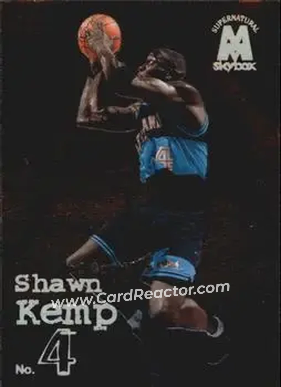 1998-99 SkyBox Molten Metal #142 - Shawn Kemp - Cleveland Cavaliers - Front