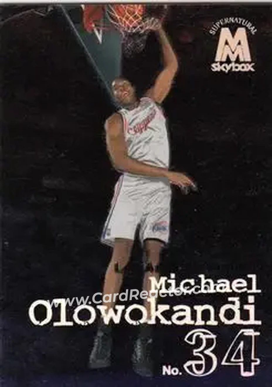 1998-99 SkyBox Molten Metal #144 - Michael Olowokandi - Los Angeles Clippers - Front 1998-99 SkyBox Molten Metal #144 - Michael Olowokandi - Los Angeles Clippers - Front