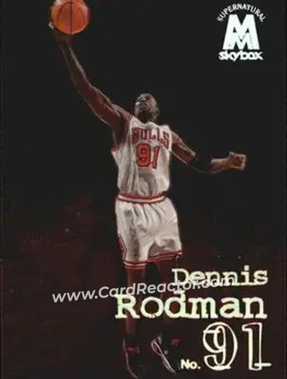 1998-99 SkyBox Molten Metal #147 - Dennis Rodman - Chicago Bulls - Front