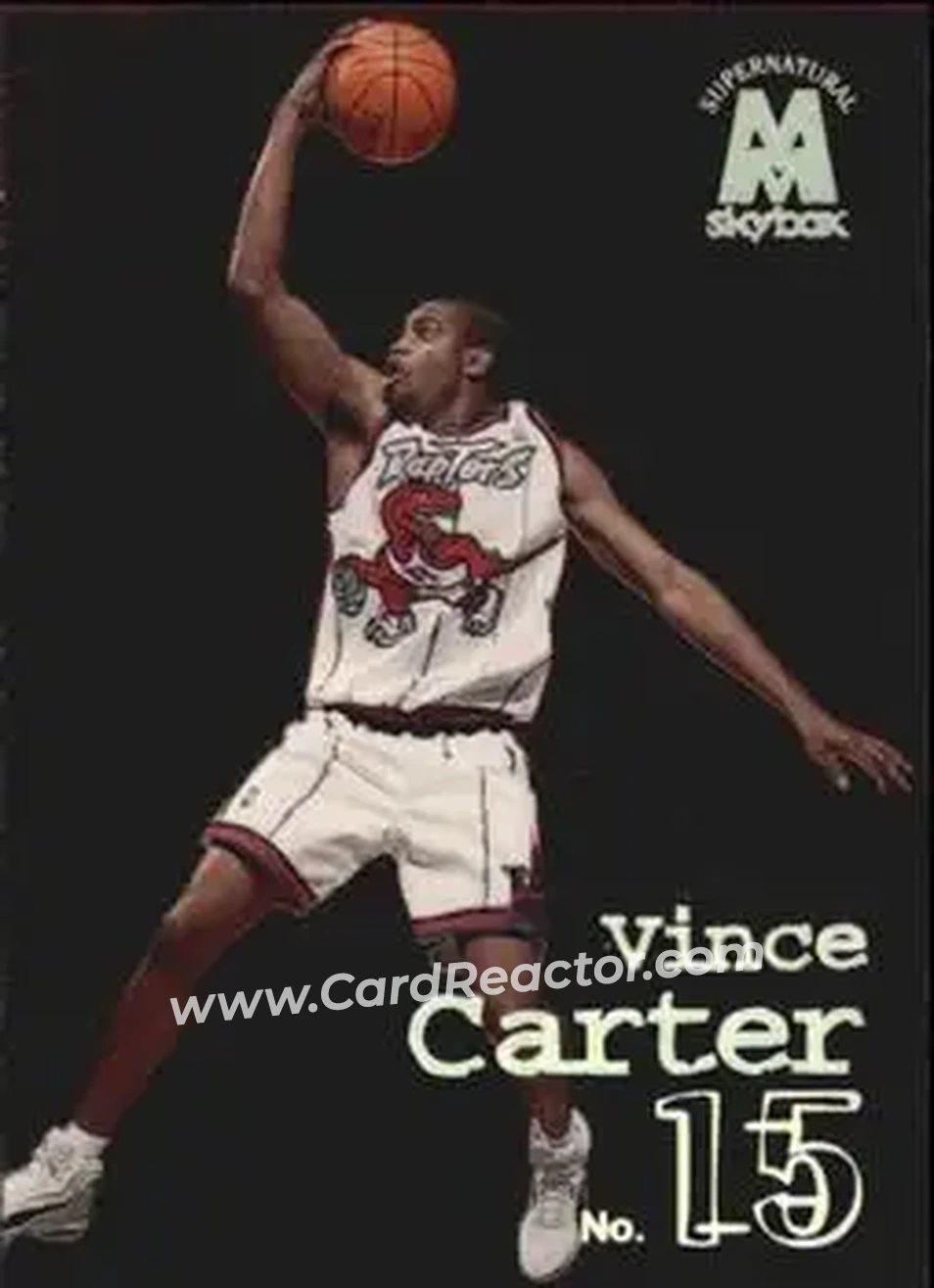 1998-99 SkyBox Molten Metal #134 - Vince Carter - Toronto Raptors - Front