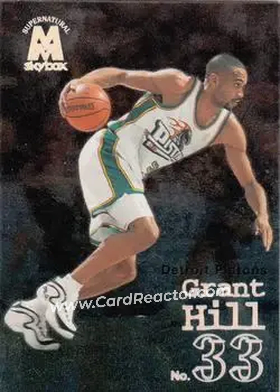 1998-99 SkyBox Molten Metal #137 - Grant Hill - Detroit Pistons - Front