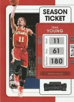 2021-22 Panini Contenders #4 Trae Young