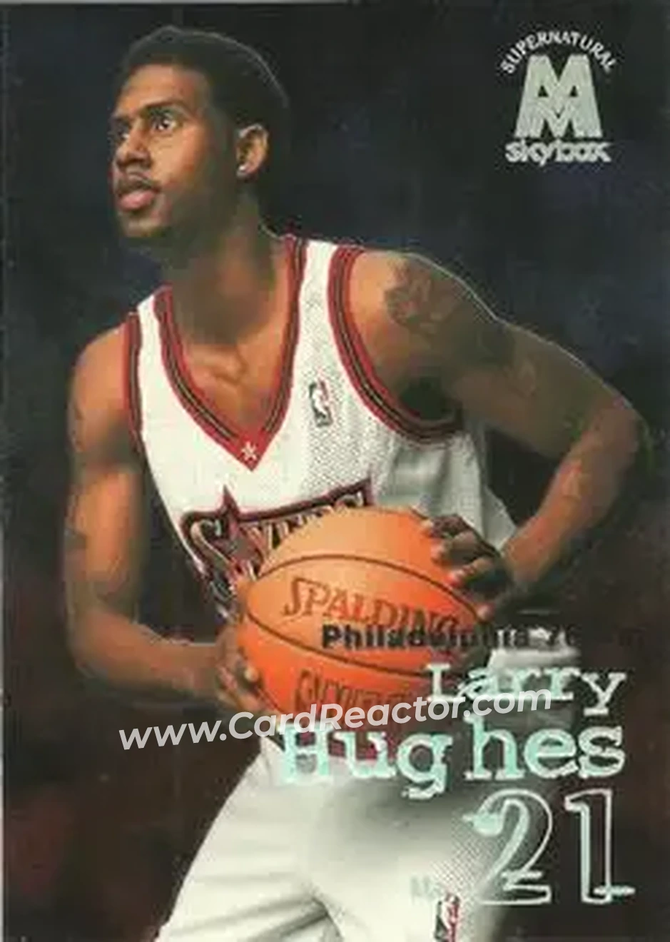 1998-99 SkyBox Molten Metal #138 - Larry Hughes - Philadelphia 76ers - Front