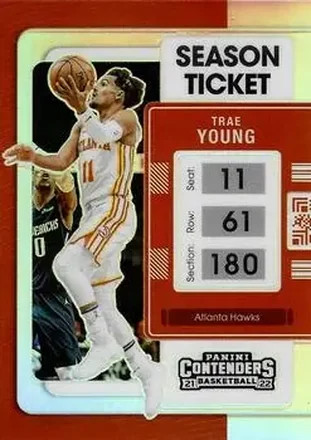 2021-22 Panini Contenders #4b Trae Young