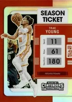 2021-22 Panini Contenders #4b Trae Young