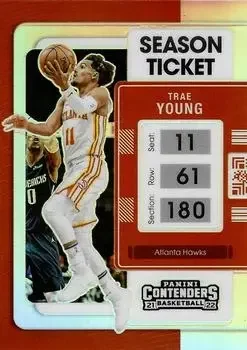 2021-22 Panini Contenders #4b Trae Young