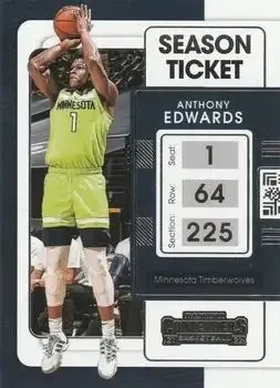 2021-22 Panini Contenders #5 Anthony Edwards