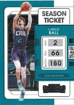 2021-22 Panini Contenders #6 LaMelo Ball
