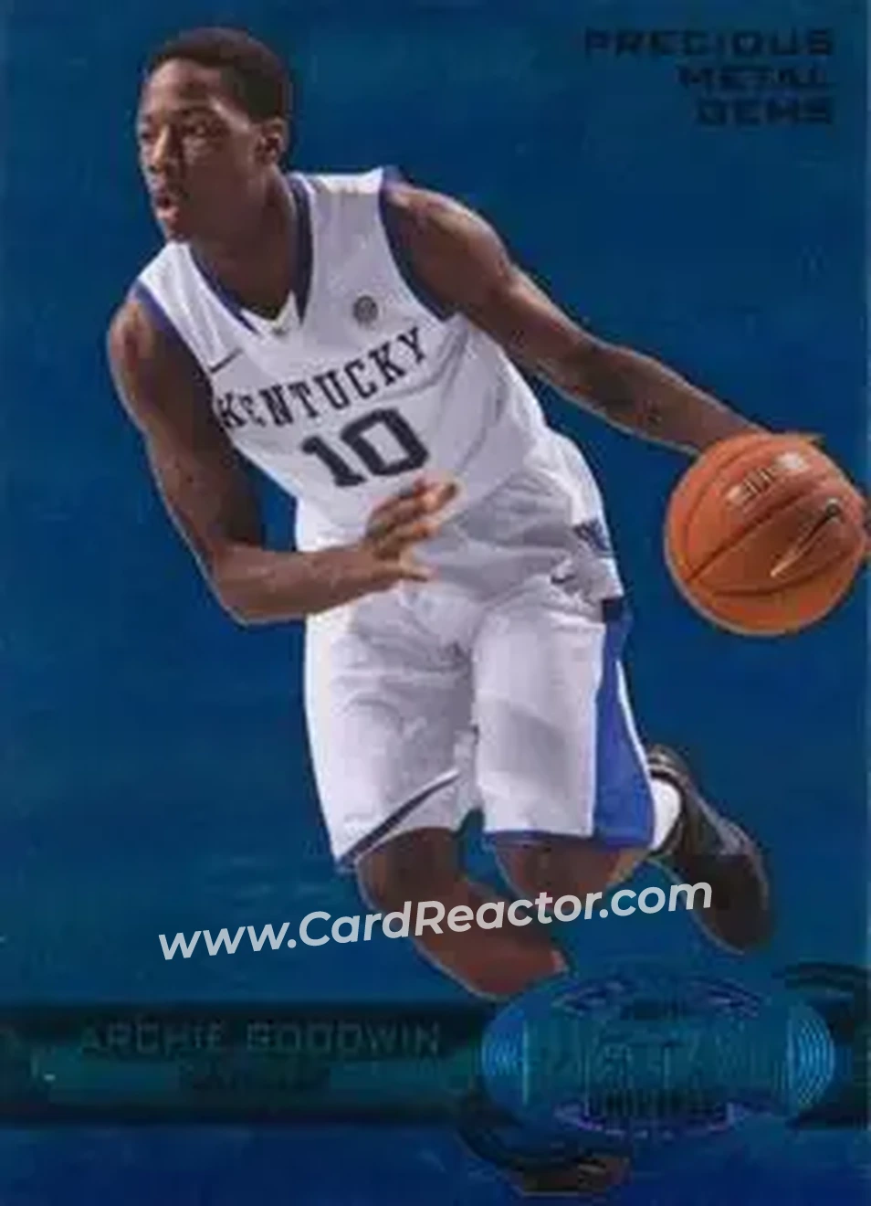 2013-14 Fleer Retro - '97-98 Metal Universe Precious Metal Gems Blue #265 - Archie Goodwin - Kentucky Wildcats - Front