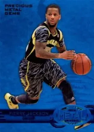 2013-14 Fleer Retro #271 '97-98 Metal Universe Precious Metal Gems Blue Pierre Jackson