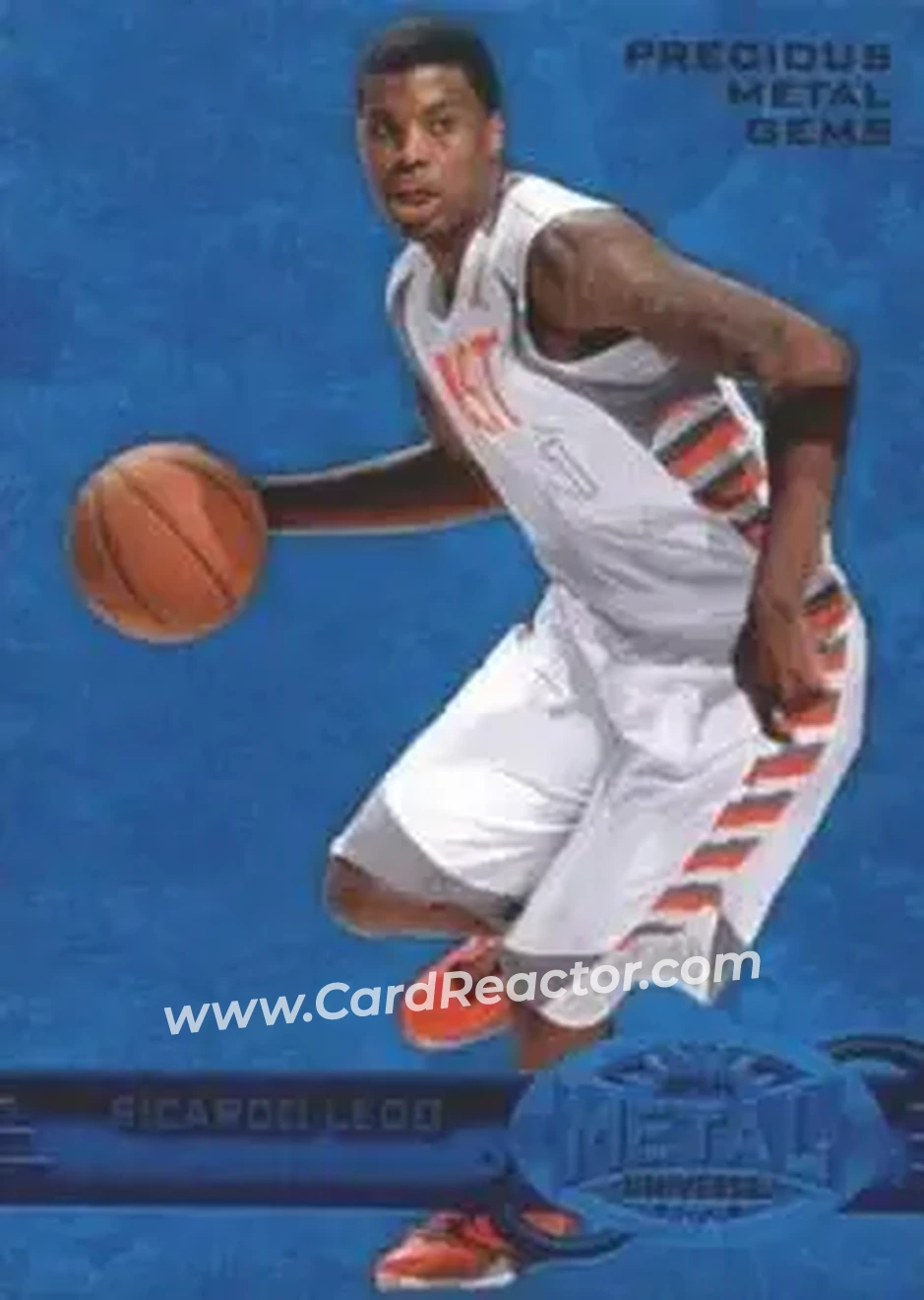 2013-14 Fleer Retro - '97-98 Metal Universe Precious Metal Gems Blue #272 - Ricky Ledo - South Kent (CT) Cardinals - Front