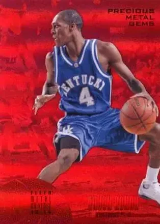 2013-14 Fleer Retro - '95-96 Metal Universe Precious Metal Gems Red #232 - Rajon Rondo - Kentucky Wildcats