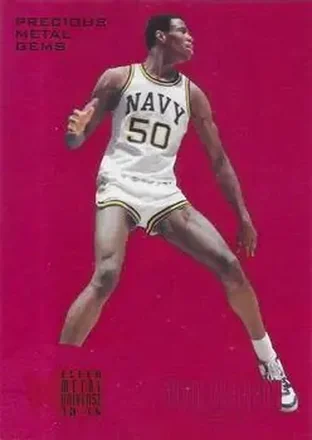 2013-14 Fleer Retro - '95-96 Metal Universe Precious Metal Gems Red #238 - David Robinson - Navy Midshipmen