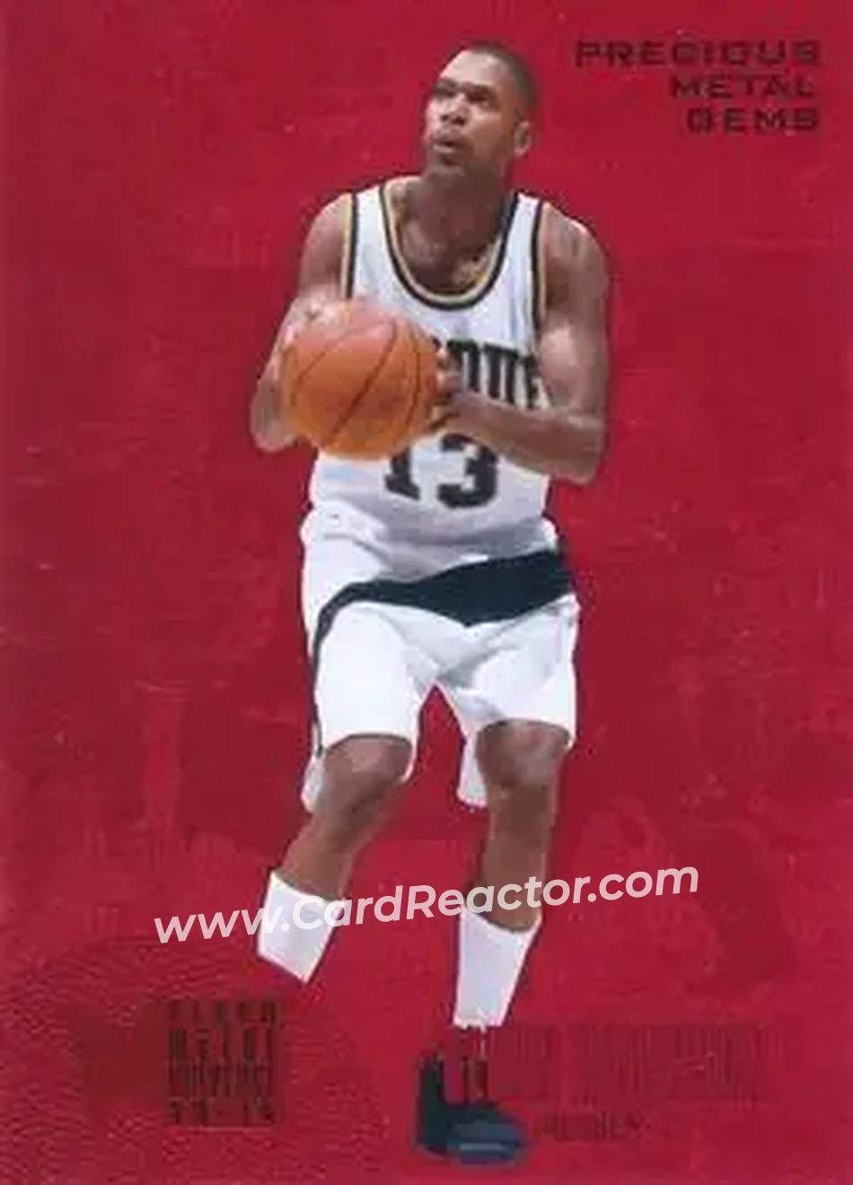2013-14 Fleer Retro - '95-96 Metal Universe Precious Metal Gems Red #243 - Glenn Robinson - Purdue Boilermakers - Front