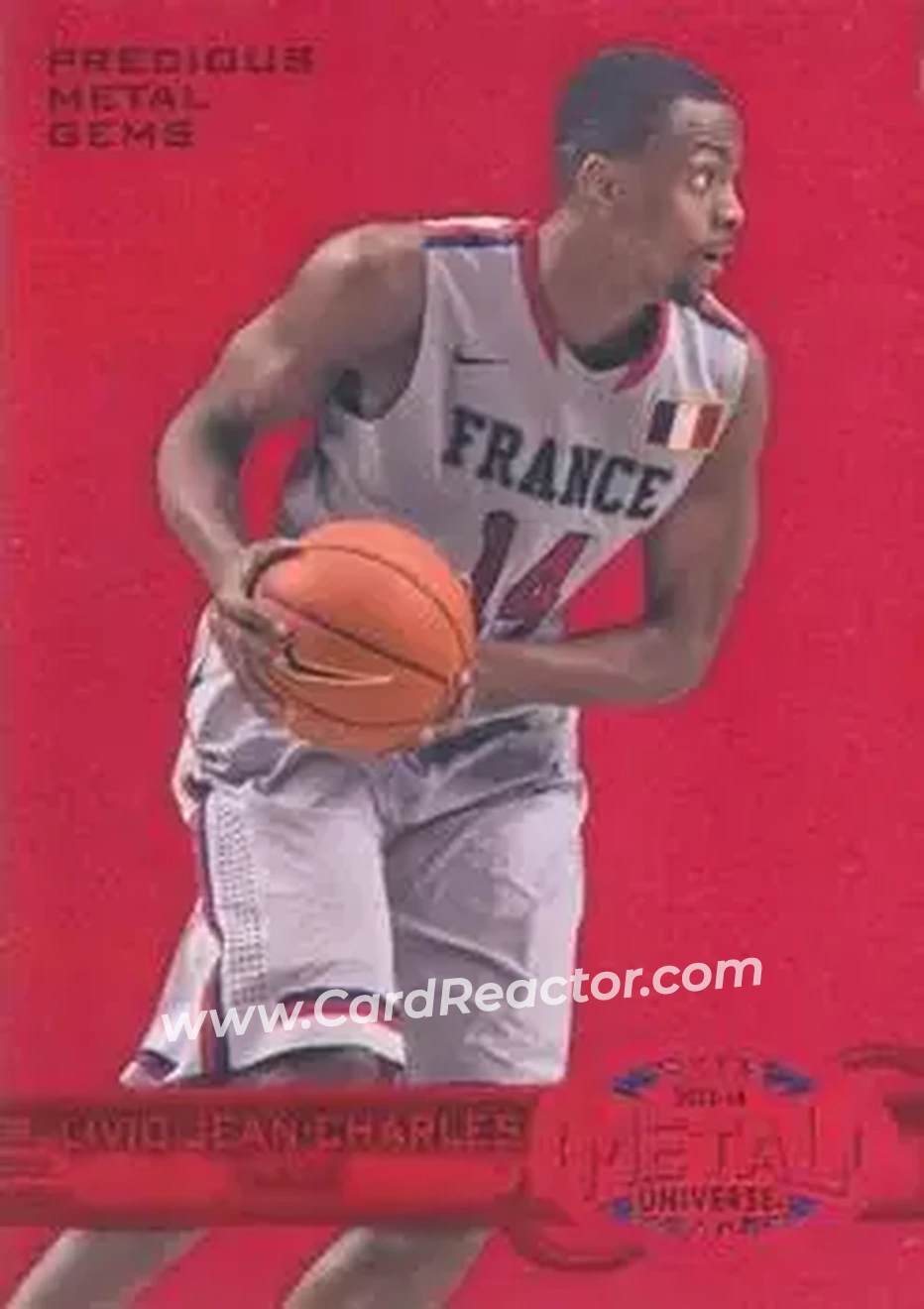 2013-14 Fleer Retro - '97-98 Metal Universe Precious Metal Gems Red #264 - Livio Jean-Charles - ASVEL Basket - Front