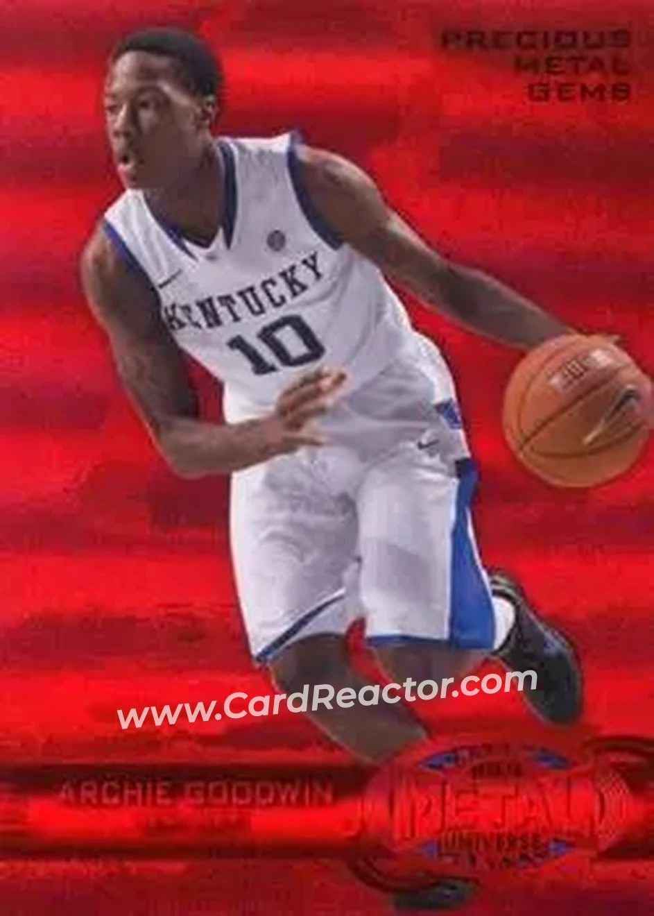 2013-14 Fleer Retro - '97-98 Metal Universe Precious Metal Gems Red #265 - Archie Goodwin - Kentucky Wildcats - Front