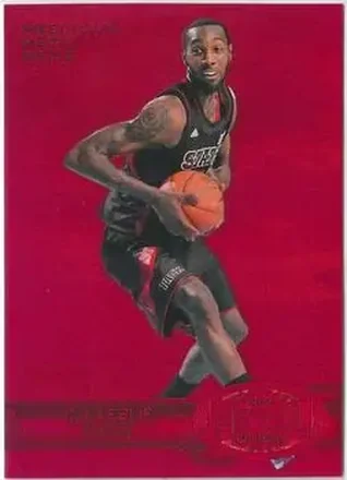 2013-14 Fleer Retro - '97-98 Metal Universe Precious Metal Gems Red #279 - C.J. Leslie - NC State Wolfpack