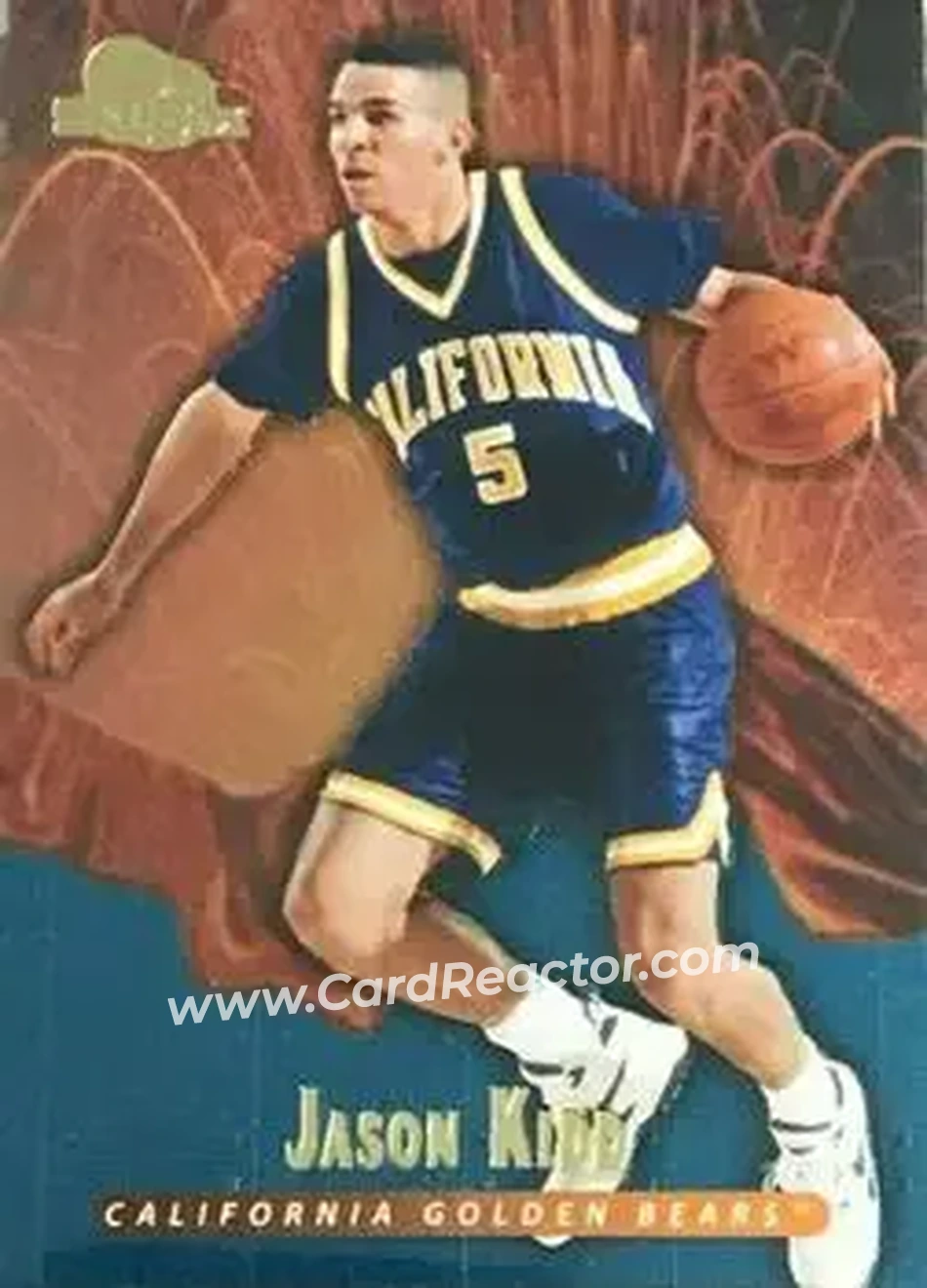 2013-14 Fleer Retro - '95-96 SkyBox Premium Meltdown #M1 - Jason Kidd - California Golden Bears - Front