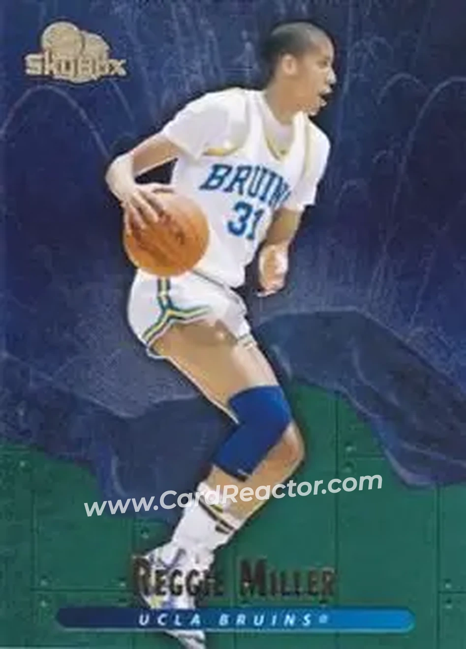 2013-14 Fleer Retro - '95-96 SkyBox Premium Meltdown #M2 - Reggie Miller - UCLA Bruins - Front