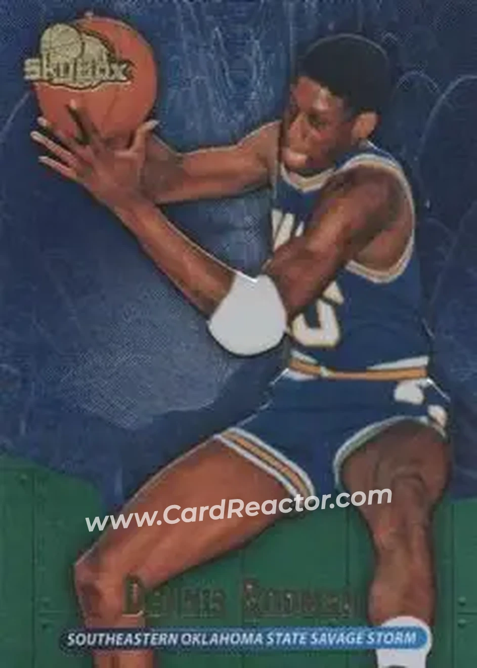 2013-14 Fleer Retro - '95-96 SkyBox Premium Meltdown #M5 - Dennis Rodman - SOSU Savage Storm - Front