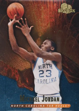 2013-14 Fleer Retro - '95-96 SkyBox Premium Meltdown #M7 - Michael Jordan - North Carolina Tar Heels