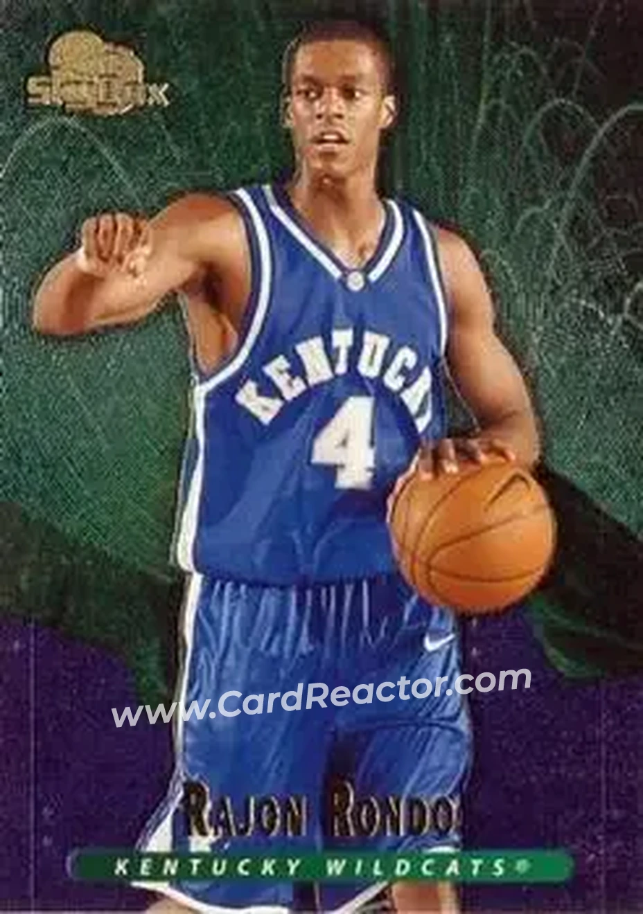 2013-14 Fleer Retro - '95-96 SkyBox Premium Meltdown #M12 - Rajon Rondo - Kentucky Wildcats - Front