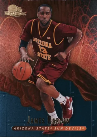 2013-14 Fleer Retro - '95-96 SkyBox Premium Meltdown #M16 - James Harden - Arizona State Sun Devils 2013-14 Fleer Retro - '95-96 SkyBox Premium Meltdown #M16 - James Harden - Arizona State Sun Devils