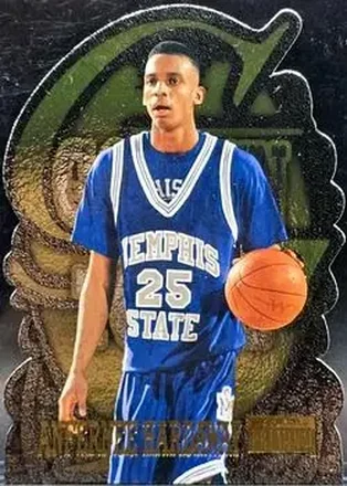 2013-14 Fleer Retro - '96-97 SkyBox Premium Golden Touch #10 - Anfernee Hardaway - Memphis Tigers 2013-14 Fleer Retro - '96-97 SkyBox Premium Golden Touch #10 - Anfernee Hardaway - Memphis Tigers