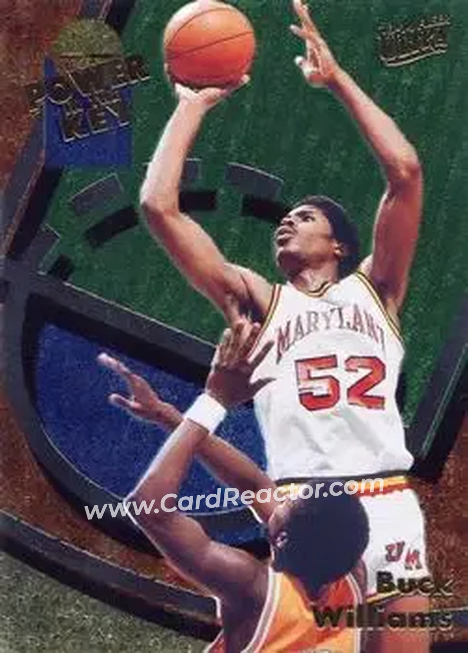2013-14 Fleer Retro - '93-94 Ultra Power in the Key #3 - Buck Williams - Maryland Terrapins - Front 2013-14 Fleer Retro - '93-94 Ultra Power in the Key #3 - Buck Williams - Maryland Terrapins - Front