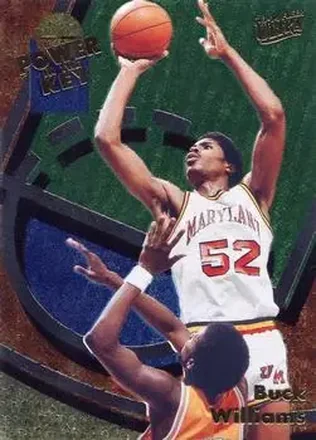 2013-14 Fleer Retro - '93-94 Ultra Power in the Key #3 - Buck Williams - Maryland Terrapins 2013-14 Fleer Retro - '93-94 Ultra Power in the Key #3 - Buck Williams - Maryland Terrapins