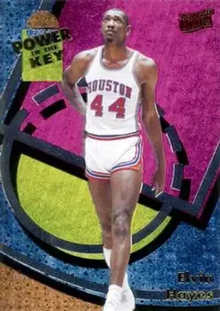 2013-14 Fleer Retro - '93-94 Ultra Power in the Key #7 - Elvin Hayes - Houston Cougars