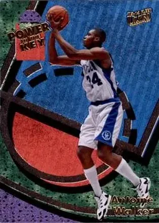 2013-14 Fleer Retro - '93-94 Ultra Power in the Key #14 - Antoine Walker - Kentucky Wildcats