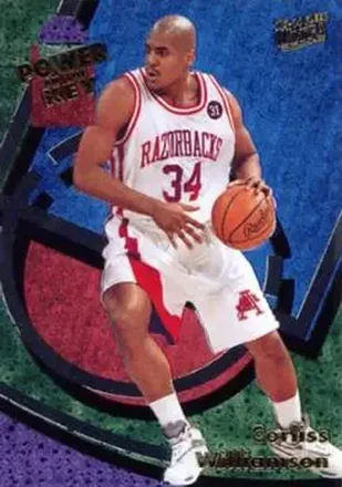 2013-14 Fleer Retro - '93-94 Ultra Power in the Key #17 - Corliss Williamson - Arkansas Razorbacks 2013-14 Fleer Retro - '93-94 Ultra Power in the Key #17 - Corliss Williamson - Arkansas Razorbacks