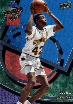 2013-14 Fleer Retro - '93-94 Ultra Power in the Key #20 - Theo Ratliff - Wyoming Cowboys