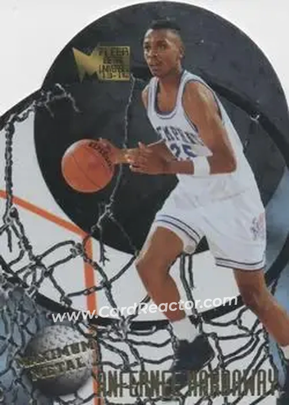 2013-14 Fleer Retro - '95-96 Metal Universe Maximum Metal #11 - Anfernee Hardaway - Memphis Tigers - Front 2013-14 Fleer Retro - '95-96 Metal Universe Maximum Metal #11 - Anfernee Hardaway - Memphis Tigers - Front