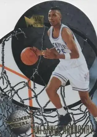 2013-14 Fleer Retro - '95-96 Metal Universe Maximum Metal #11 - Anfernee Hardaway - Memphis Tigers 2013-14 Fleer Retro - '95-96 Metal Universe Maximum Metal #11 - Anfernee Hardaway - Memphis Tigers