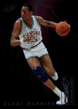 2013-14 Fleer Retro - '93-94 Ultra Scoring Kings #6 - Danny Manning - Kansas Jayhawks 2013-14 Fleer Retro - '93-94 Ultra Scoring Kings #6 - Danny Manning - Kansas Jayhawks