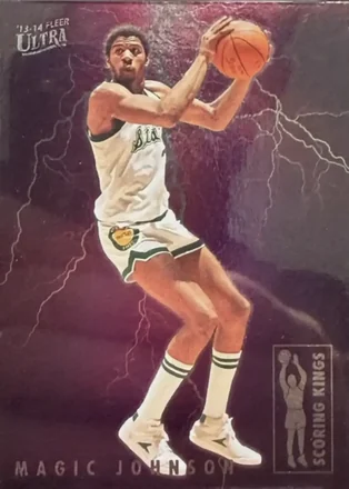 2013-14 Fleer Retro - '93-94 Ultra Scoring Kings #17 - Magic Johnson - Michigan State Spartans