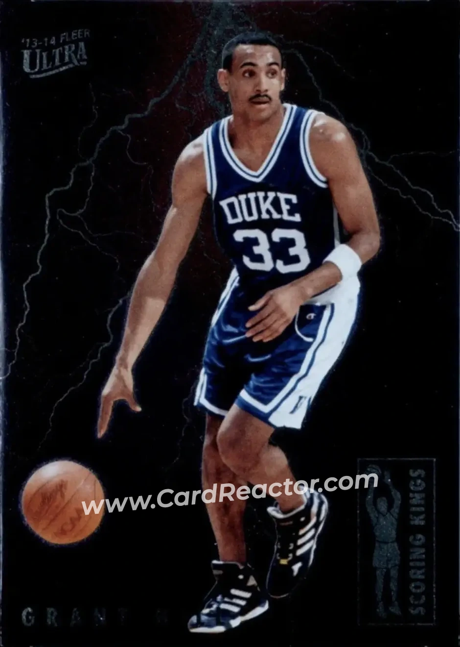 2013-14 Fleer Retro - '93-94 Ultra Scoring Kings #20 - Grant Hill - Duke Blue Devils - Front