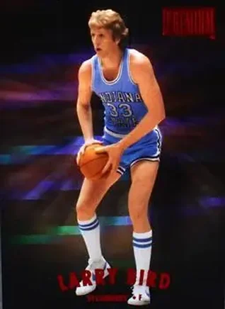2013-14 Fleer Retro - '97-98 SkyBox Premium Rubies #126 - Larry Bird - Indiana State Sycamores
