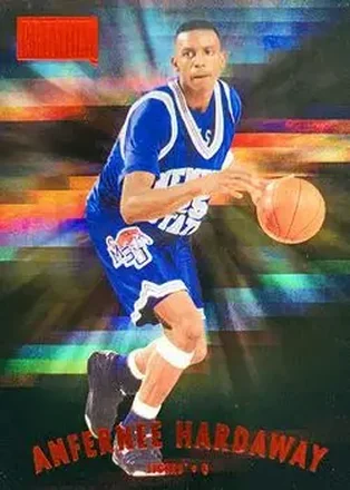 2013-14 Fleer Retro - '97-98 SkyBox Premium Rubies #130 - Anfernee Hardaway - Memphis Tigers 2013-14 Fleer Retro - '97-98 SkyBox Premium Rubies #130 - Anfernee Hardaway - Memphis Tigers