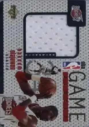 1997-98 Upper Deck #GJ10 Game Jerseys Hakeem Olajuwon