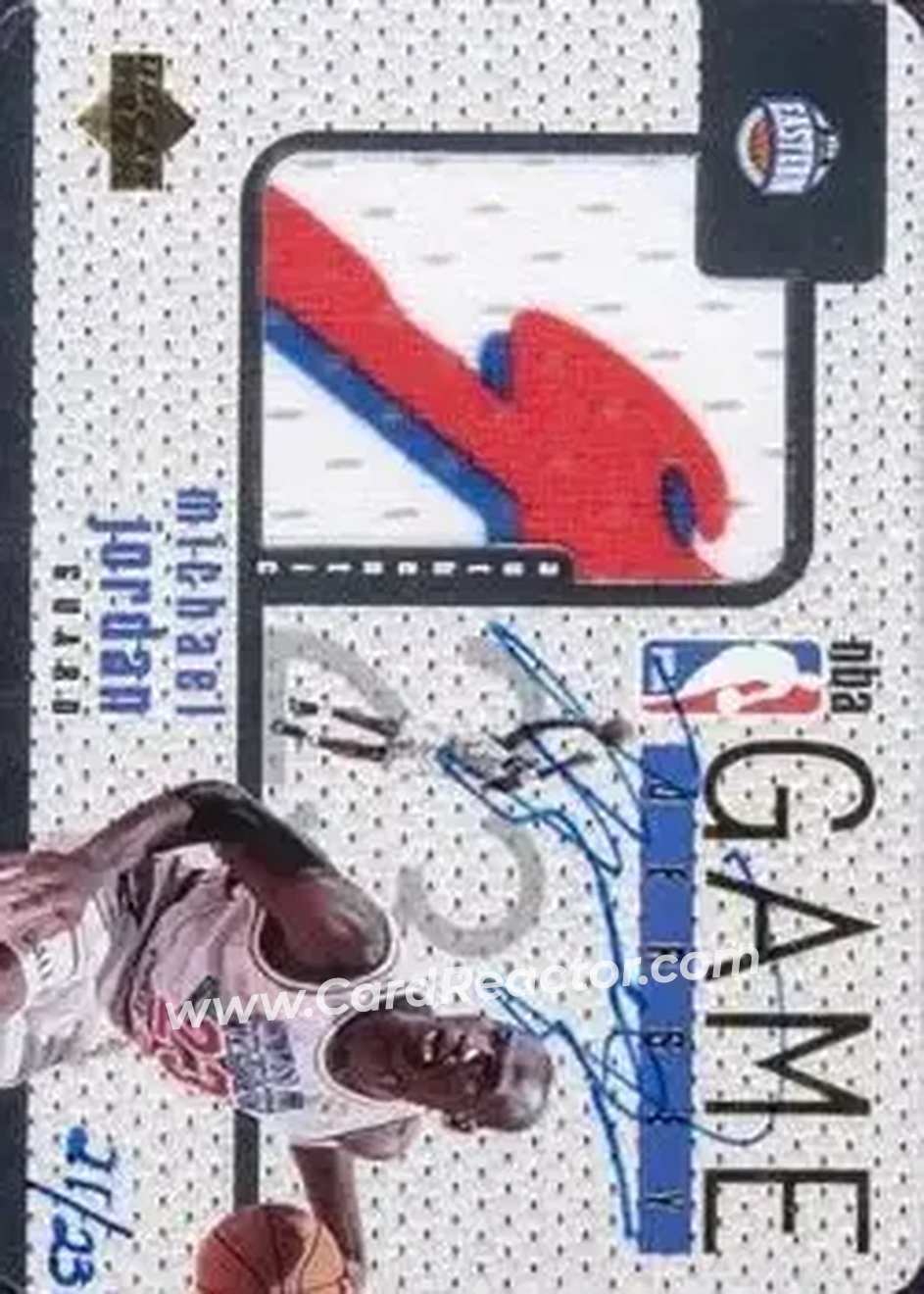 1997-98 Upper Deck - Game Jerseys #GJ13 - Michael Jordan - Chicago Bulls - Front