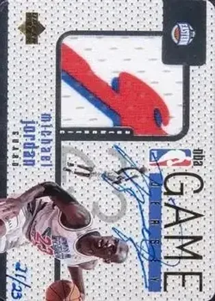 1997-98 Upper Deck #GJ13 Game Jerseys Michael Jordan