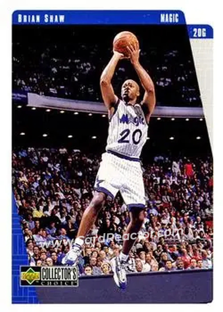 1997-98 Collector's Choice #101 - Brian Shaw - Orlando Magic - Front