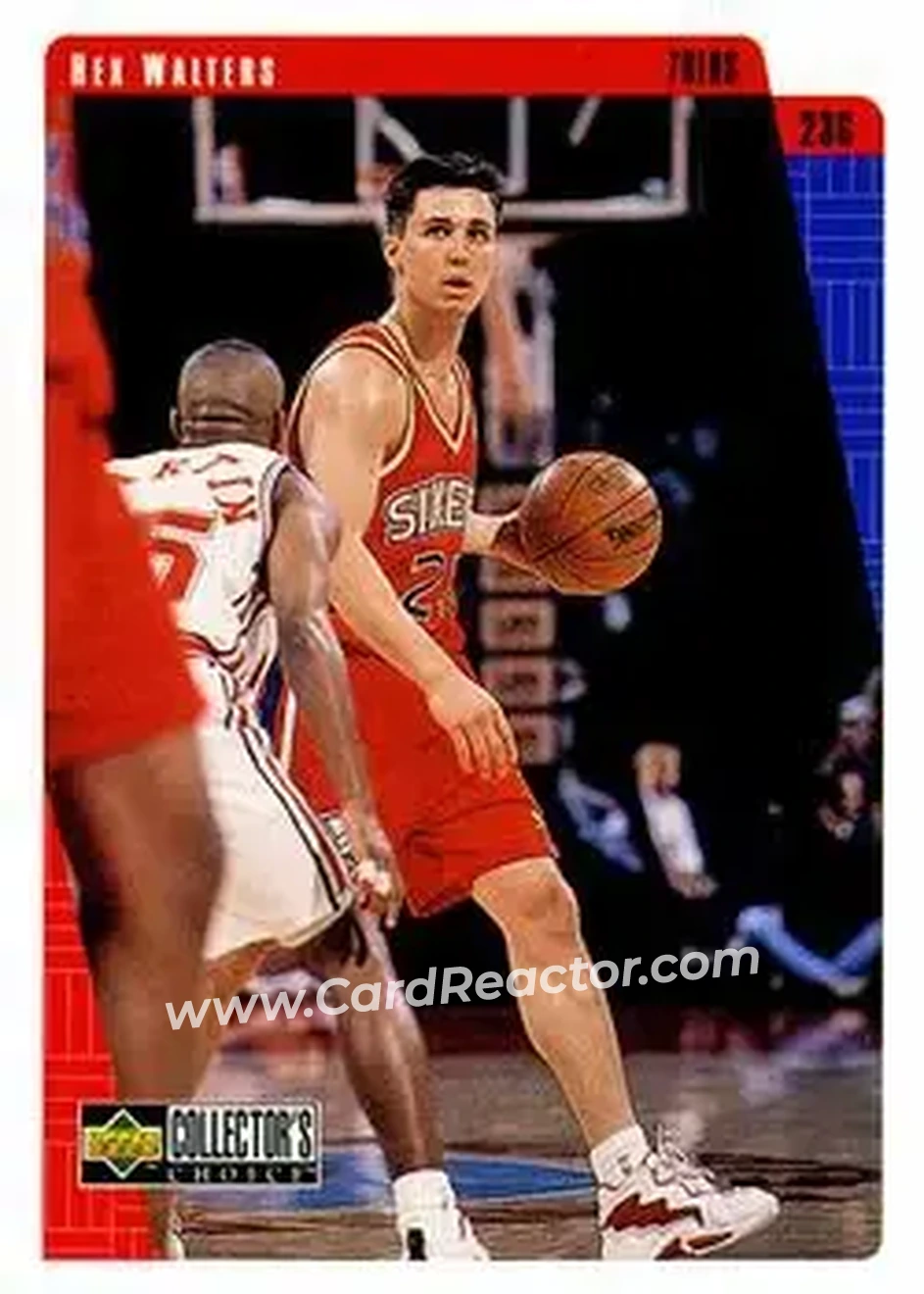 1997-98 Collector's Choice #103 - Rex Walters - Philadelphia 76ers - Front 1997-98 Collector's Choice #103 - Rex Walters - Philadelphia 76ers - Front