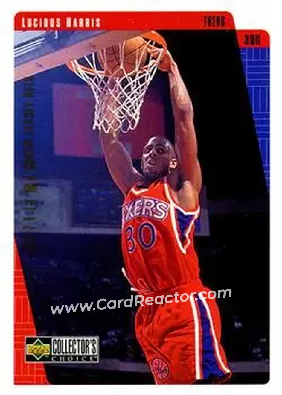 1997-98 Collector's Choice #106 - Lucious Harris - New Jersey Nets - Front