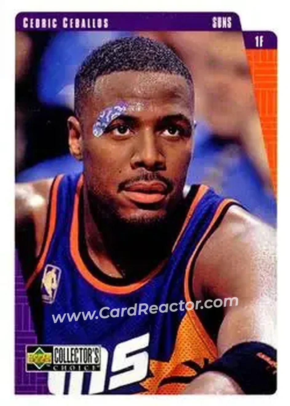 1997-98 Collector's Choice #108 - Cedric Ceballos - Phoenix Suns - Front